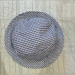 Blue and White Gingham Bucket Hat